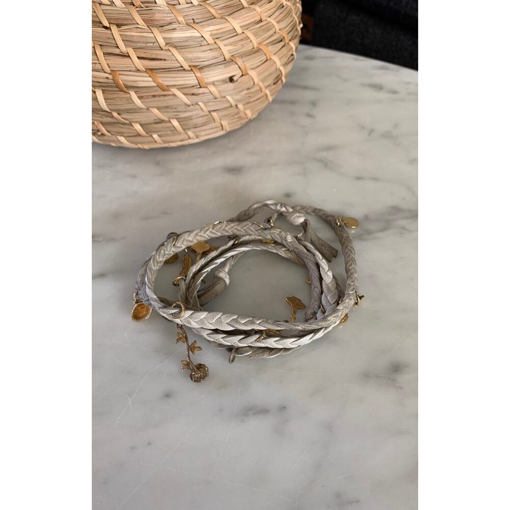 White Kidada Disney Couture Leather Bracelet
